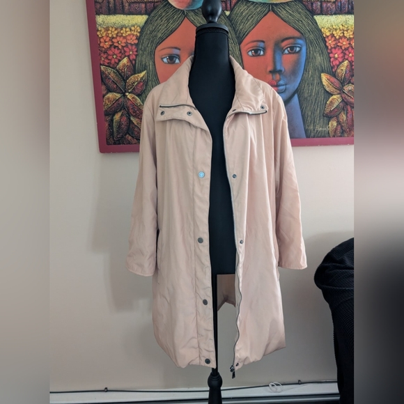 Marc New York Women's Light Pink Trench Coat - Picture 1 of 9